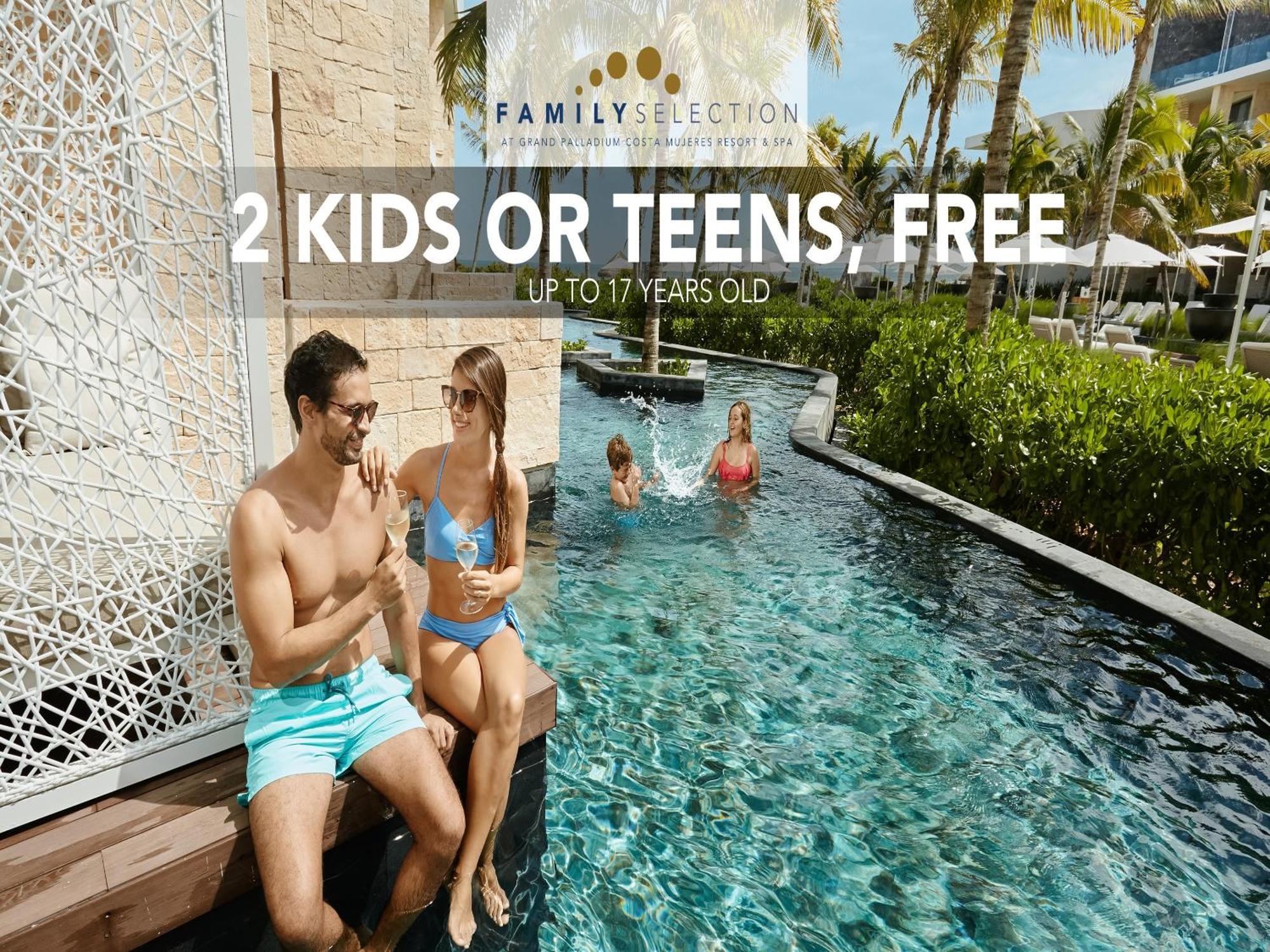 Family Selection At Grand Palladium Select Costa Mujeres Cancun Bagian luar foto